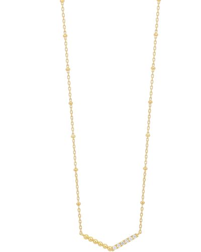 Bony Levy 18k Gold Icon Diamond Pendant Necklace - White