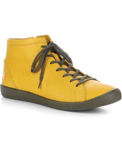 Softinos Ibbi Lace-up Sneaker - Yellow