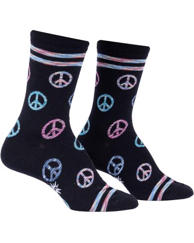 Sock It To Me Peace Of Mind Socks - Blue