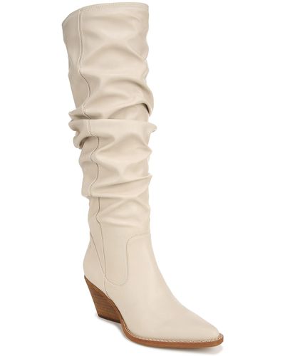 Zodiac Riau Slouch Pointed Toe Boot - White