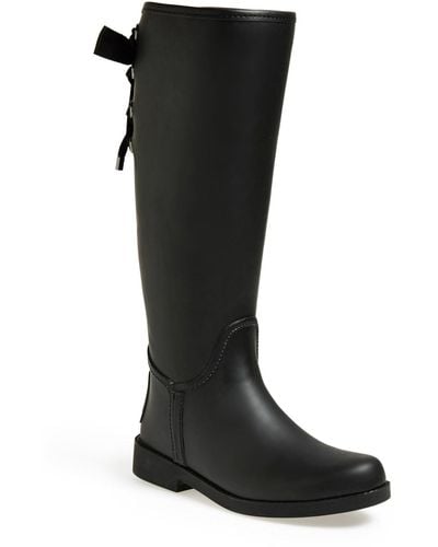 COACH 'tristee' Waterproof Rain Boot - Black