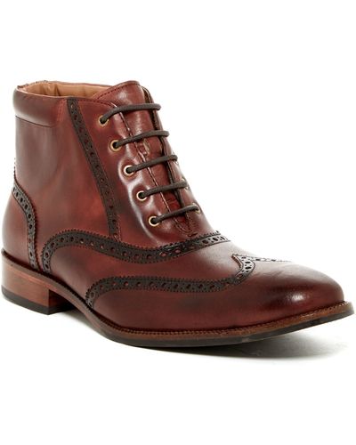 Cole Haan Williams Wingtip Boot - Wide Width Available - Brown