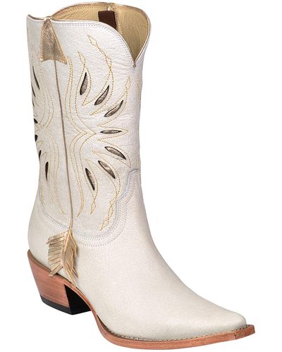 Lucchese Golden Arrow Boot - White