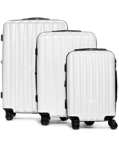 CALPAK Verdugo 3-piece Spinner Luggage Set - White