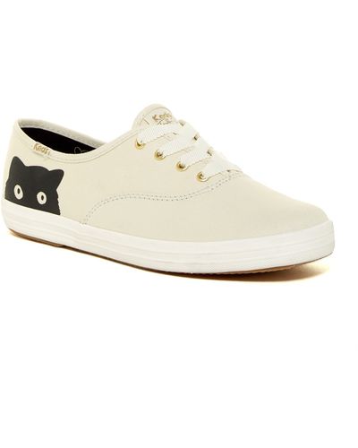 Keds Taylor Swift Champion Sneaky Cat Sneaker - Natural