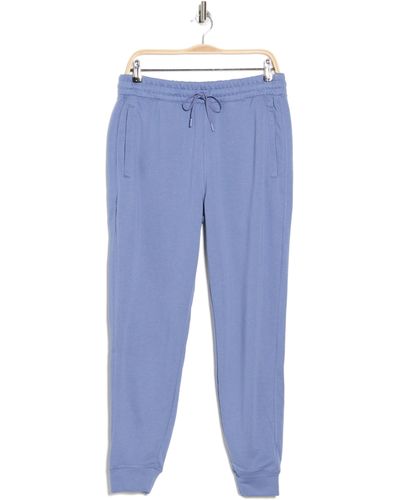 90 Degrees Saturday French Terry Sweatpants - Blue