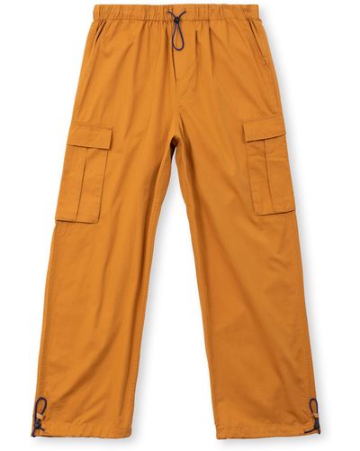 Brain Dead Flight Cotton Cargo Pants - Orange