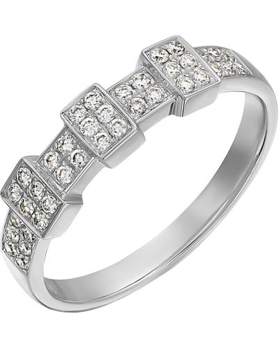Bony Levy Katharine 18k White Gold Pavé Diamond Ring - Multicolor