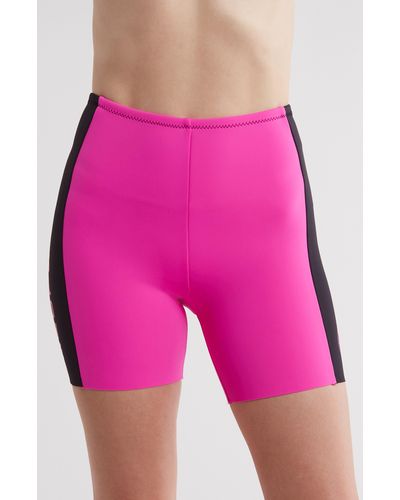 GOOD AMERICAN Take On Me Bike Shorts - Pink
