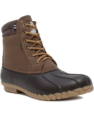 Nautica Channing Water Resistant Duck Boot In Tan/brown At Nordstrom Rack