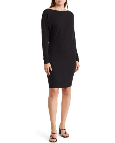 Go Couture Long Sleeve Dress - Black