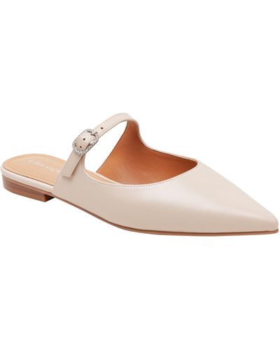 Lisa Vicky Moment Pointed Toe Mule - Natural