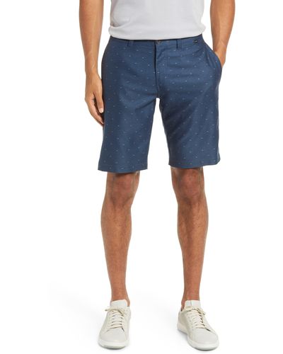 Travis Mathew Upwardly Mobile Stretch Shorts - Blue