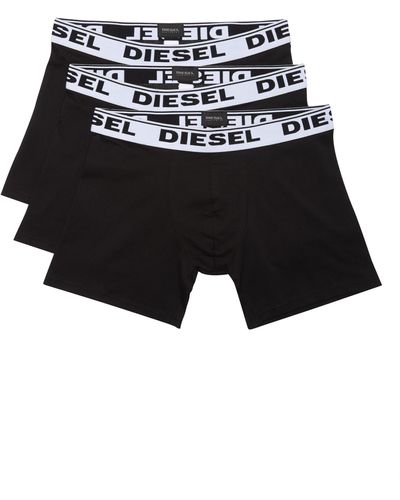 DIESEL Diesel Sebastian Stretch Cotton Boxer Briefs - Black