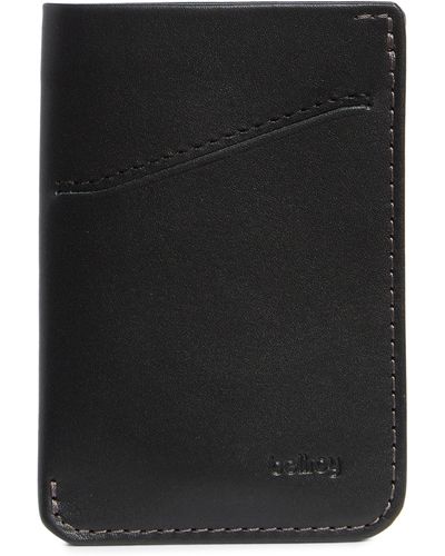 Bellroy Leather Card Sleeve Wallet - Black