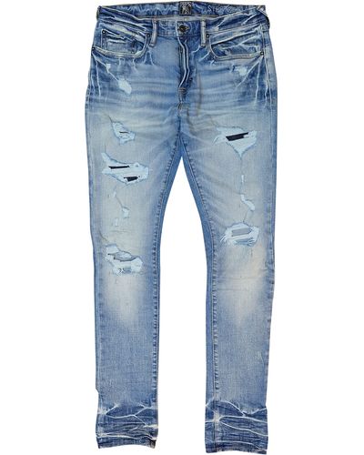 PRPS Irene Destroyed Super Slim Fit Jeans - Blue