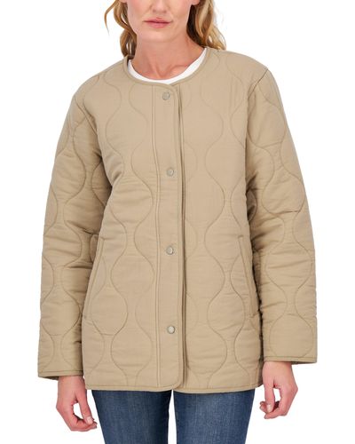 Lucky Brand Quilted Jacket - Natural