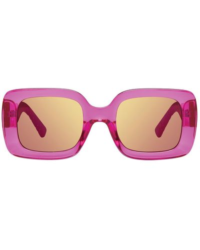 Kurt Geiger 51mm Rectangle Sunglasses - Pink