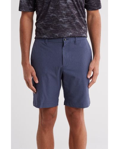 Callaway Golf® Textured Stretch Shorts - Blue