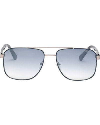 Kenneth Cole 59mm Pilot Sunglasses - Blue