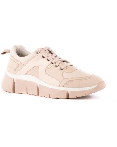 Seychelles I'll Be There Platform Sneaker In Blush Leather At Nordstrom Rack - Pink