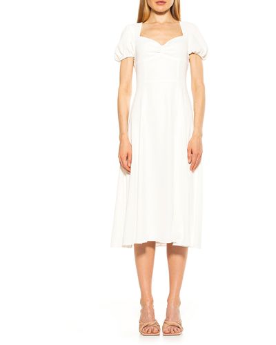 Alexia Admor Gracie Sweetheart Slit Dress - White