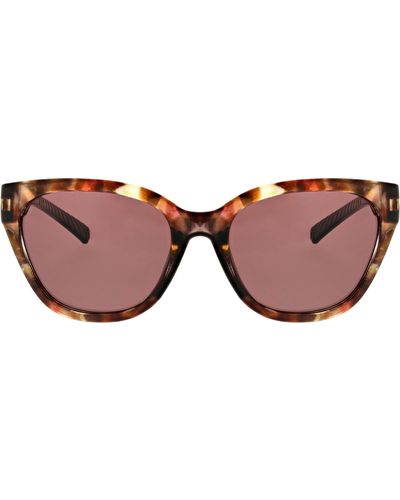 Hurley 55mm Cat Eye Polarized Sunglasses - Multicolor