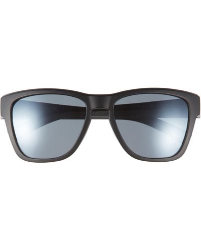 Hurley Modern Keyhole 54mm Polarized Square Sunglasses - Blue