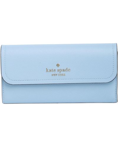 Kate Spade Large Flap Wallet - Blue