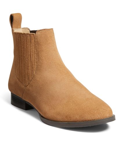 Jack Rogers Pippa Suede Chelsea Boot - Brown