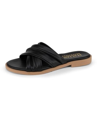 Italian Shoemakers Hachi Slide Sandal - Black