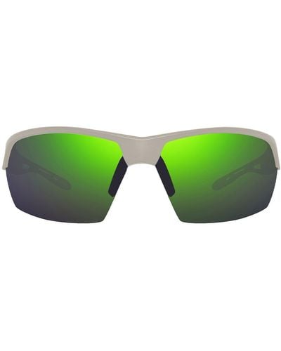 Revo Jett 68mm Square Sunglasses - Green