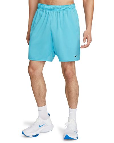 Nike Dri-fit 7-inch Brief Lined Versatile Shorts - Blue