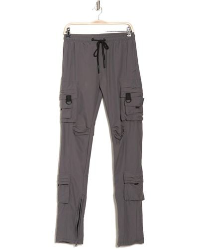 American Stitch Nylon Cargo Pocket Pants In Char At Nordstrom Rack - Gray