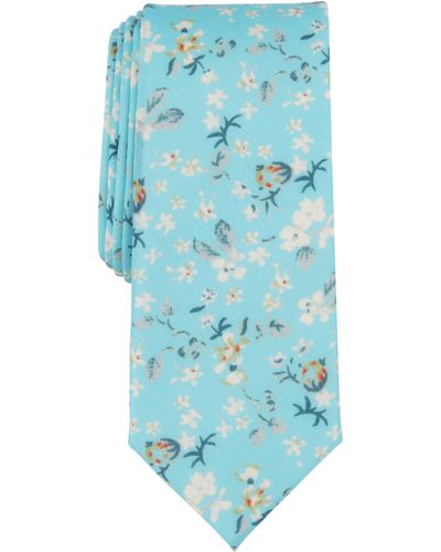 Original Penguin Sandoval Floral Tie - Blue