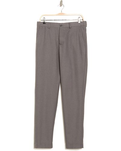 Lucky Brand Modern Fit Sharkskin Pants - Gray