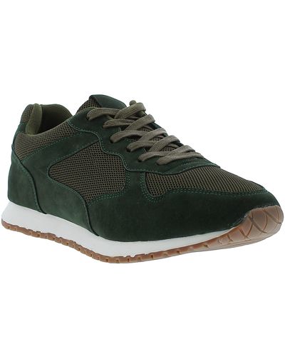 English Laundry Fisher Suede Panel Sneaker - Green