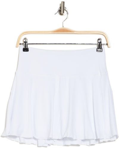 X By Gottex Pleated Skort In White At Nordstrom Rack