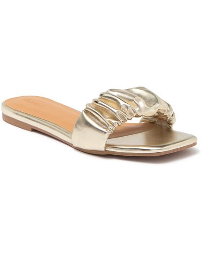 Abound Single Banded Sandal In Gold Metallic At Nordstrom Rack