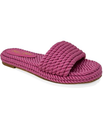 In Touch Footwear Portia Slide Sandal - Purple