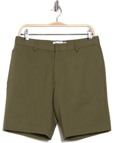 TOPMAN Premium Smart Slim Shorts - Green