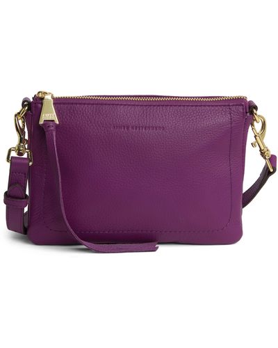 Aimee Kestenberg Madrid Leather Crossbody Bag - Purple