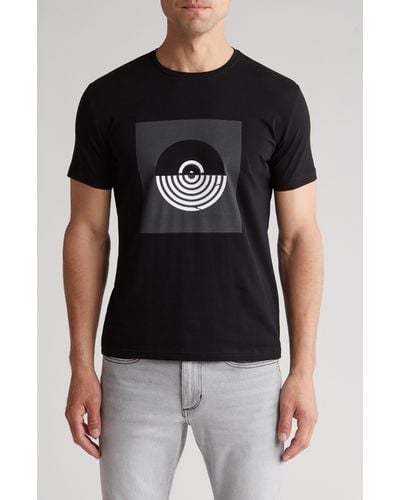 T.R. Premium 3d Abstract Graphic T-shirt - Black