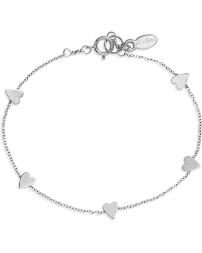 SET & STONES Ryanne Heart Bracelet - White