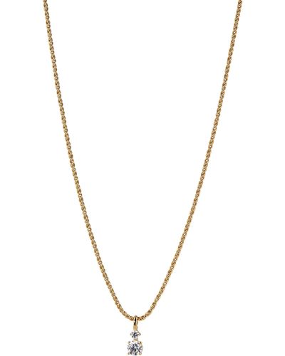 Nadri Brunch Twisted Rope Chain Necklace - Metallic