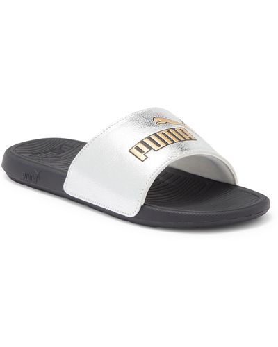 PUMA Cool Cat 2.0 Slide Sandal - White