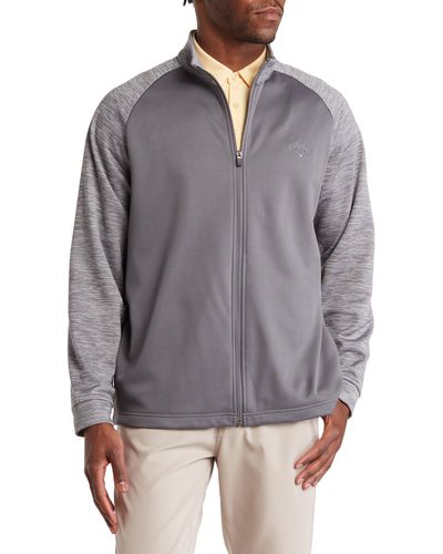 Callaway Golf® Tech Fleece Jacket - Gray