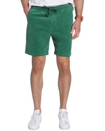 Jachs New York Stretch Corduroy Pull-on Shorts - Green