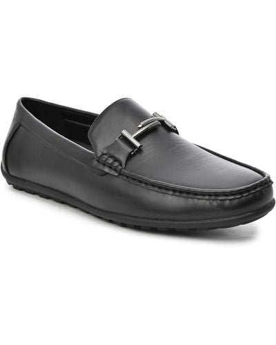 Tahari Lukas Bit Driving Loafer - Gray