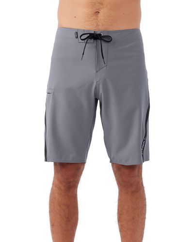 O'neill Sportswear Superfreak Solid 21 Water Resistant Swim Trunks - Gray